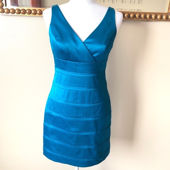 American Living Turquoise Sleeveless Dress - Picture 1 of 5